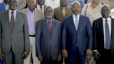 Des leaders des partis politiques de l’opposition lors d’une récente sortie 