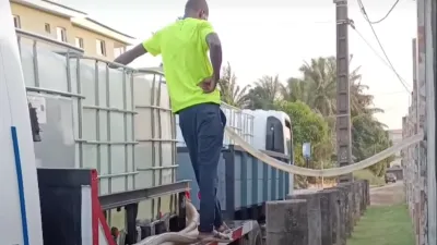 Livraison d'eau à Libreville