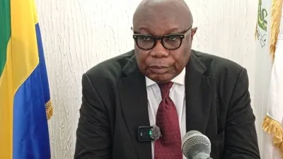 Maganga Moussavou, président du Parti social démocrate (PSD) 