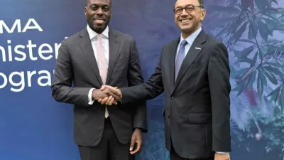 Mark-Alexandre DOUMBA, Ministre de l'Économie Numérique, de la Digitalisation et de l'Innovation 