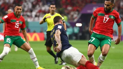 Match France vs Maroc