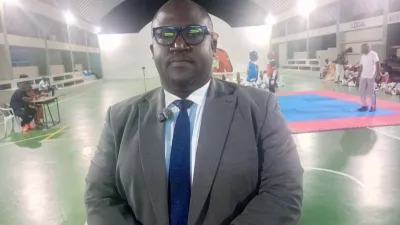 Me Denis Mboumba, président de la Fédération gabonaise de taekwondo
