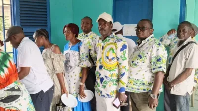 Partisans du PDG à Moanda