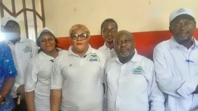 Membres du bureau du SUS-GA au sortir de l’assemblée générale du 18 juillet