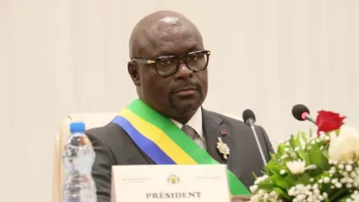 Michel Régis Onanga Ndiaye, président de l'Assemblée nationale