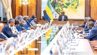 Conseil des ministres au Gabon