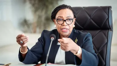 Paulette Missambo, présidente du sénat de la transition