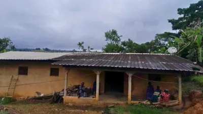 Le quartier Ngobounda à Franceville, où une retraitée a été retrouvée morte à son domicile.