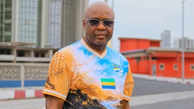 Mozard Elie Mbouogho Mossié, président du club Ogooué FC