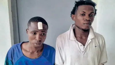 Ndolou Okouélé et Chrisny Mogho, présumés voleurs