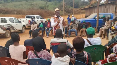 Une des étapes du député Ngoua Mbina dans ce giron politique de la Nyanga.