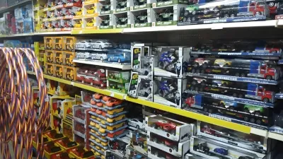 Rayon jouet dans un magasin de libreville