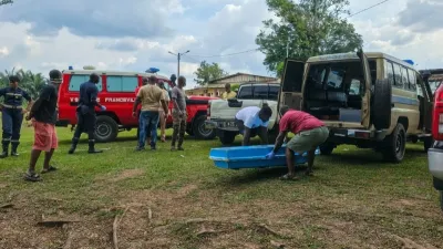 Le corps sans vie de Tony Lemboumba récupéré par les pompes funèbres