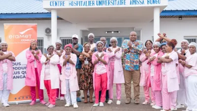 Octobre rose au centre hospitalier Amissa Bongo