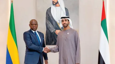 Brice Clotaire Oligui Nguema, président du Gabon, à Abu Dhabi