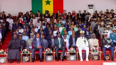 Brice Clotaire Oligui Nguema, président du Gabon et Bassirou Diomaye Faye, président du Sénégal