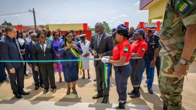 Brice Clotaire Oligui Nguema, président du Gabon à Makokou