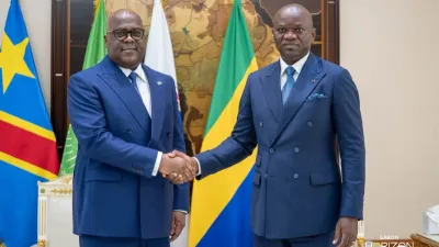 Brice Clotaire Oligui Nguema, président du Gabon et Félix-Antoine Tshisekedi Tshilombo, président de la RDC