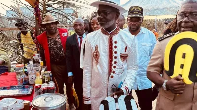 Sylvestre Mezui M'Obiang, maire d'Oyem