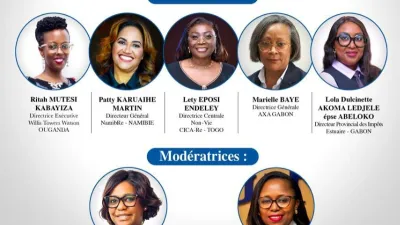 Une vue des participantes au webinaire de La Communauté des dirigeantes africaines 