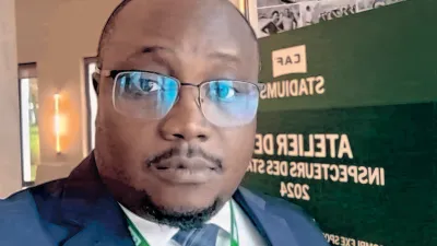 Carly Nkoulou, président de la Commission juridique de la Fégafoot