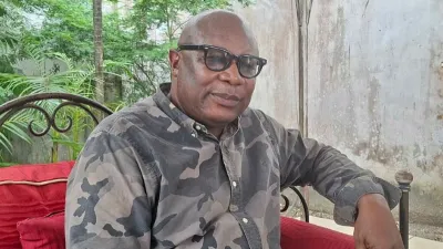 Pierre-Claver Maganga Moussavou, leader du Parti Social Démocrate (PSD)