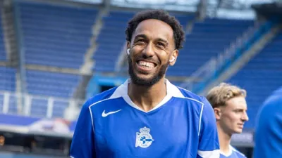 Pierre-Emerick Aubameyang, footballeur international gabonais