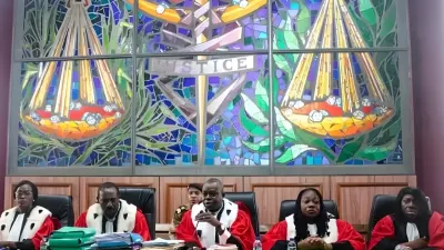 Magistrats lors du procès des bongo valentin