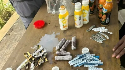 Quelques-uns des produits stupéfiants saisis par la brigade de gendarmerie de Meyo-Kyè