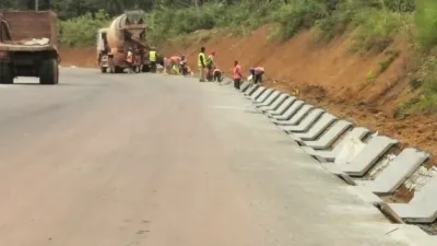Projets routiers réalisés dans le Woleu-Ntem