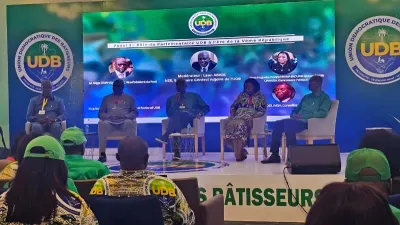 Grande rencontre du parti politique l'Union démocratique des bâtisseurs (UDB) 