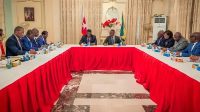 Rencontre entre Dieudonné Aba'a Owono et le Pr Djobo-Babakane Coulibaley
