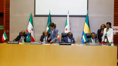 Représentants du Gabon et de la Guinée équatoriale à Addis-Abeba