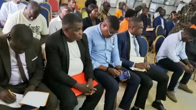 Responsables des entreprises adjudicataires de l'Ogooué-Lolo
