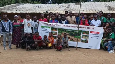 Sensibilisation au conflit homme-éléphant dans le haut-Ogooué