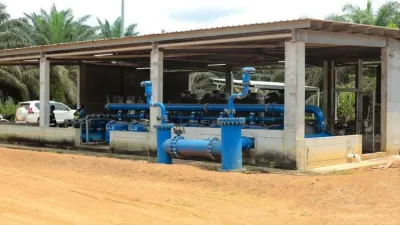 Le système d'irrigation souterraine d'Olam Palm Gabon