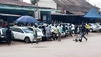 Les transporteurs de la ville de tchibanga
