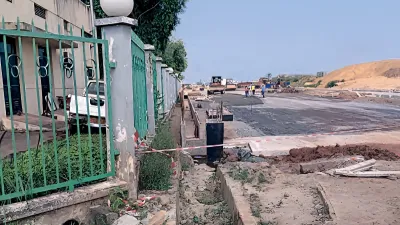 Travaux sur le boulevard de la Transition