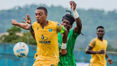 Union sportive d'Oyem face à Mangasport