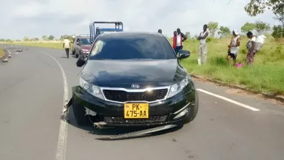 Le véhicule dont la collision avec une motocyclette a coûté la vie au pilote de celle-ci.