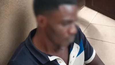 Le violeur présumé après son arrestation par les gendarmes de Moanda.