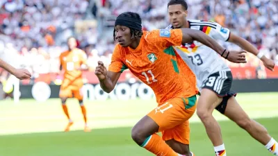 Yan Diomande, footballeur international ivoirien