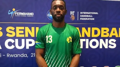 Yannick Aubyang Milama, handballeur gabonais