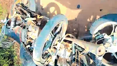 Collision de motos à Ndangui