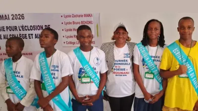 Les lauréats de la 6 ème édition du Concours de poésie à Mounana