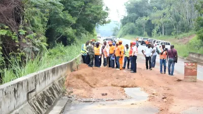 La route Ndendé-Tchibanga 