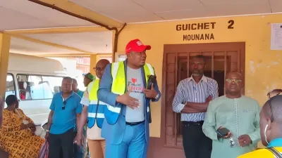 Lebomo Estimé Pédox, maire de moanda