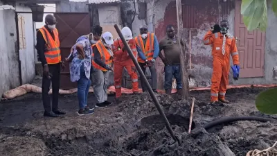 Percement du pipeline port-gentil