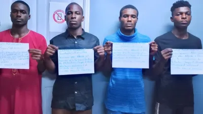 Les quatre jeunes interpellés à Mouila