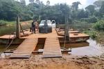 Lebamba : le bac reprend du service sur la rivière Louétsi à Idembé